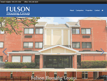 Tablet Screenshot of fulsonhousing.com